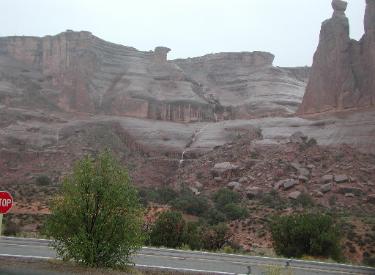 View From Arches National Park Road 11
