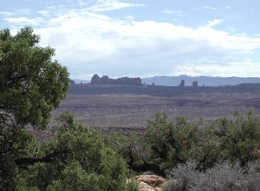View From Arches National Park Road 