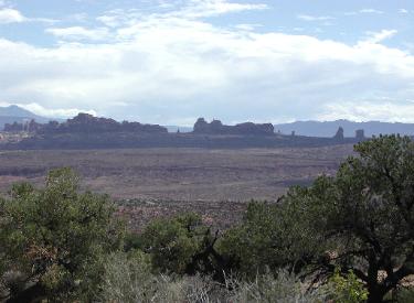 View From Arches National Park Road 3