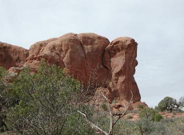 View From Arches National Park Road 15
