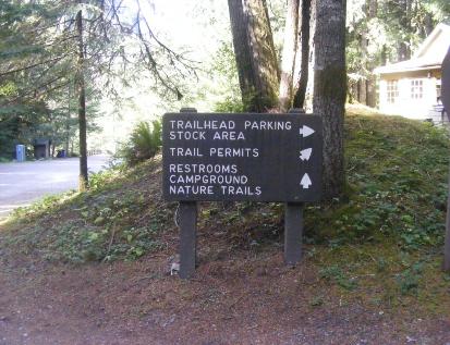 Staircase Directions  Sign  Olympic National Park