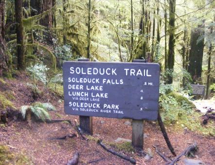 Sol Duc Trail Sign