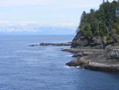 Vancouver Island British Columbia in the Distance