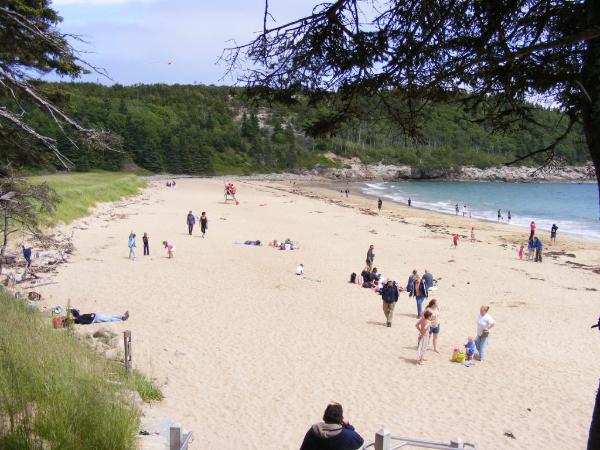 SAND BEACH at ACADIA NATIONAL PARK