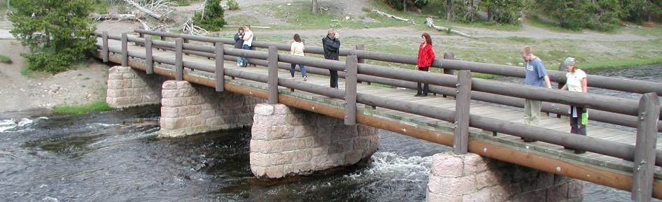 Bridge at Yellowstone National Park