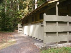 Staircase Campground Rest Room Building  - Olympic National Park